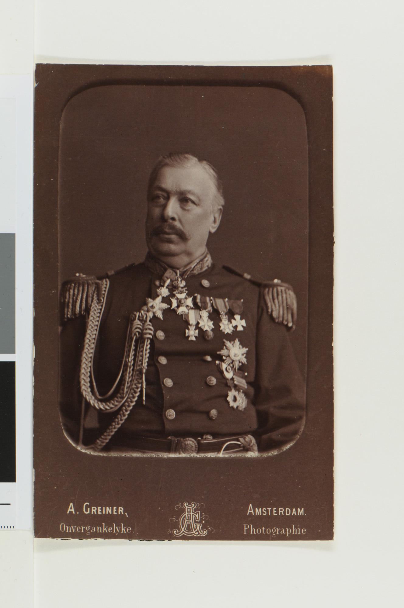 S.3415(06)04; Portretfoto van jhr. M.W. van Rensselaer Bowier (1822 -1889); foto