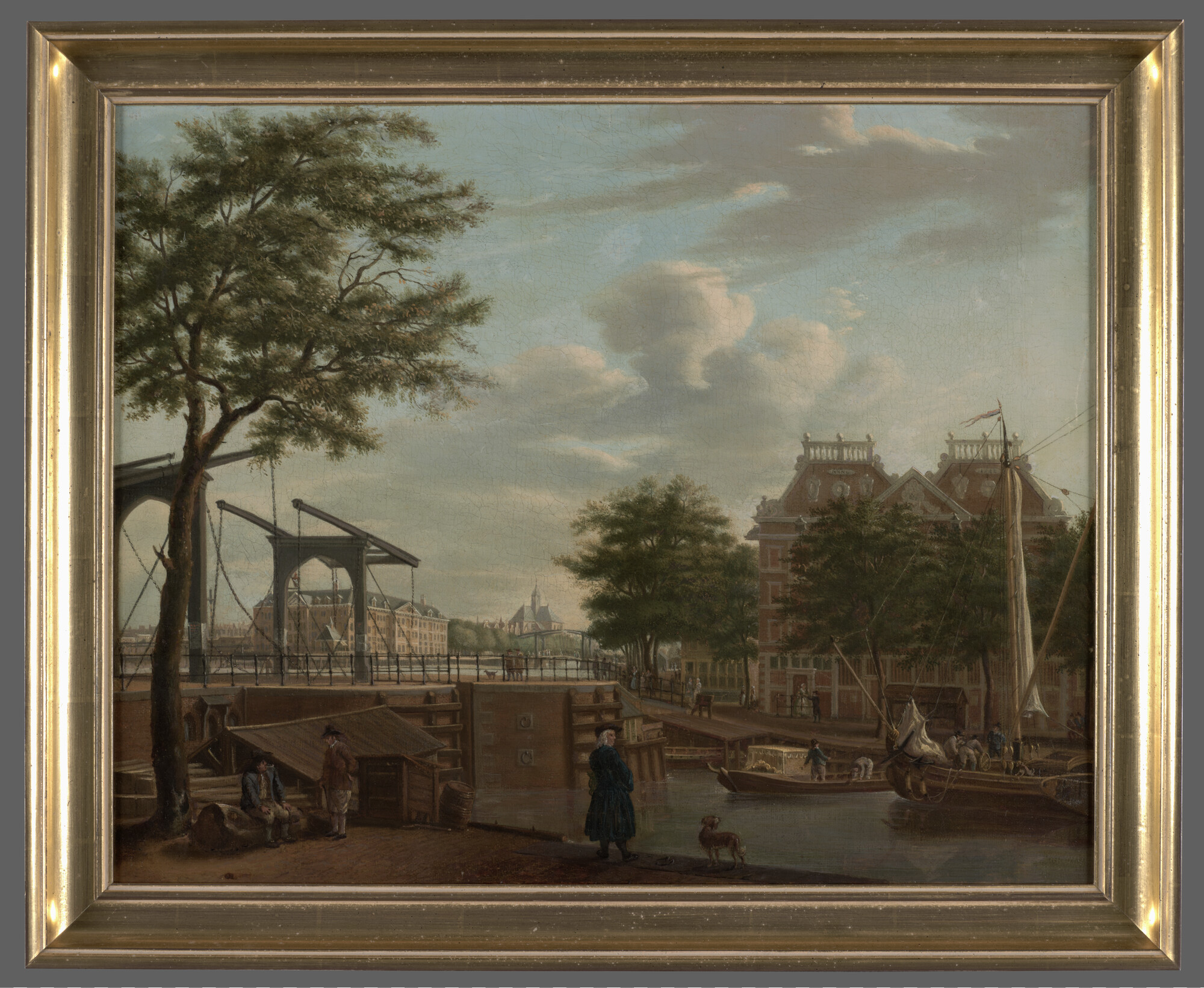 2012.0133; Het West-Indisch Pakhuis en het Zeemagazijn te Amsterdam; schilderij