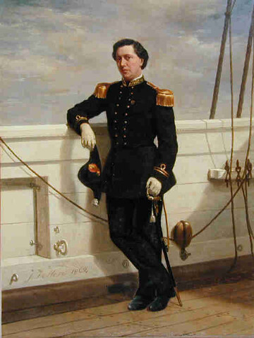 S.5039(01); Portret van luitenant-ter-zee B.D. van Trojen; schilderij