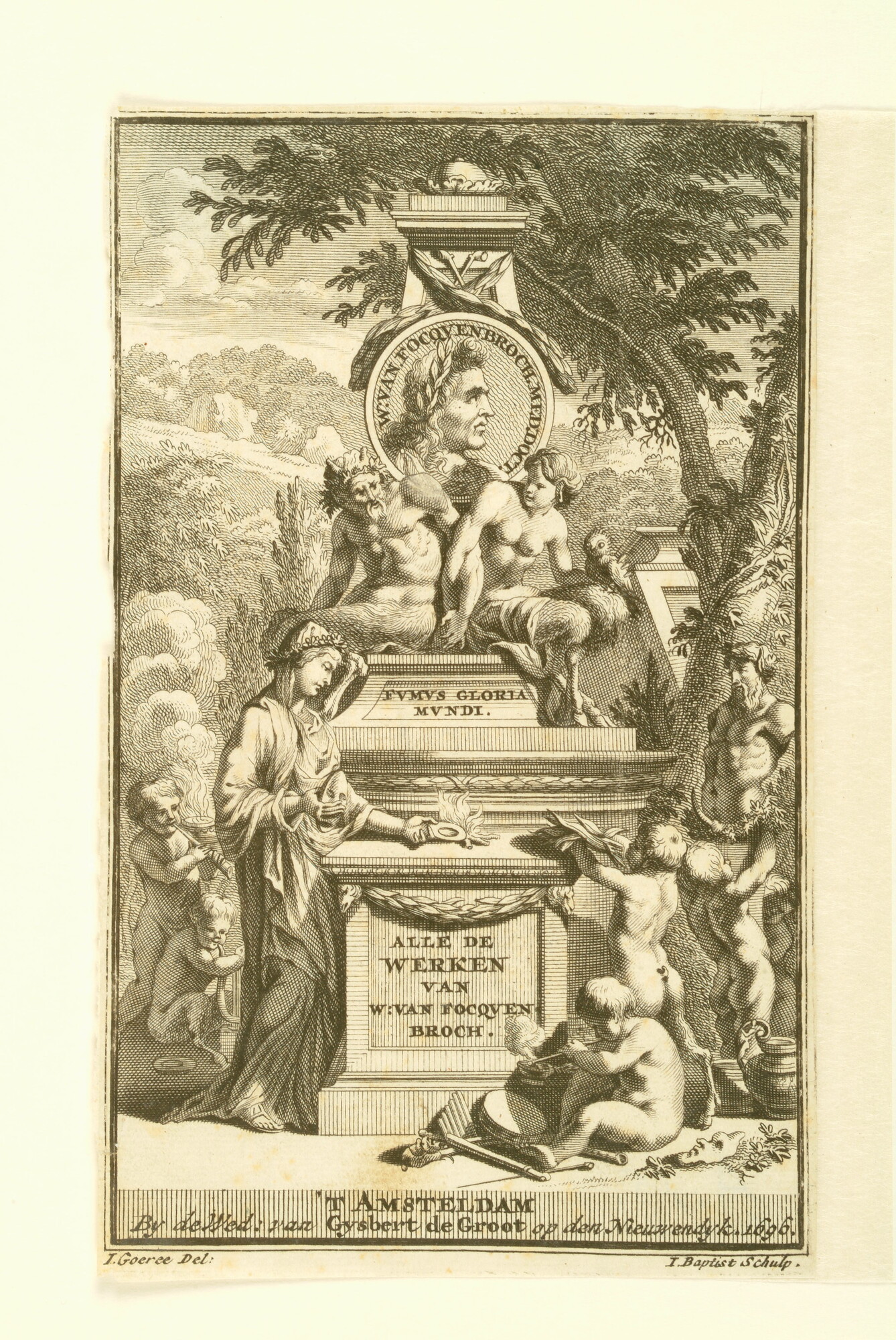 A.0075(098); Voorstelling van een monument voor W.G. van Focquenbroch; prent