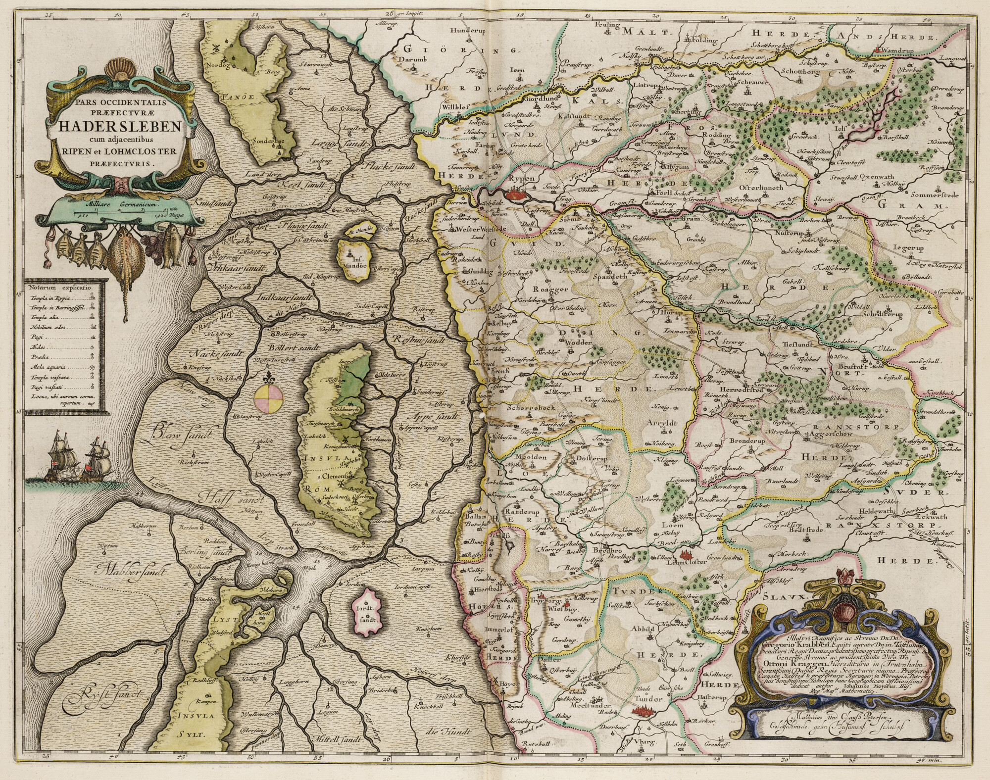 S.1034(01) [kaart 050]; Kaart van het westelijk deel van Haderslev; landkaart