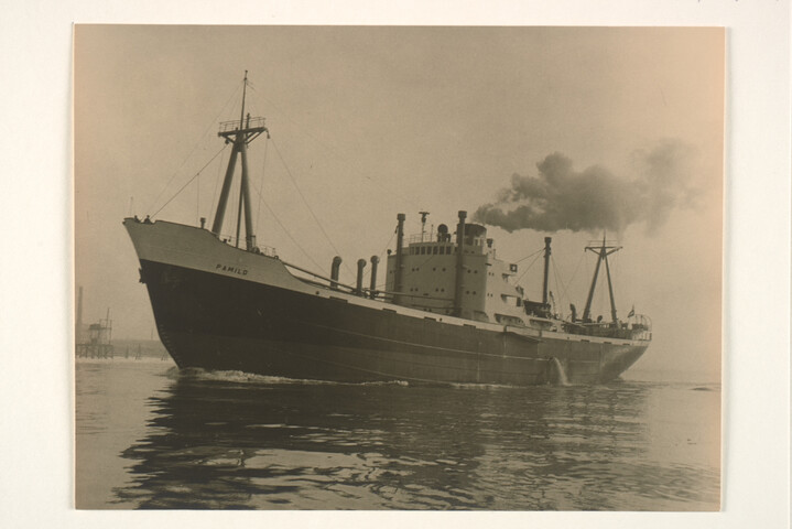 S.5219(12)0114; Foto's van de proeftocht van het Finse vrachtschip ss. 'Pamilo' voor Enso Gutzeit te Helsinki; fotoreportage