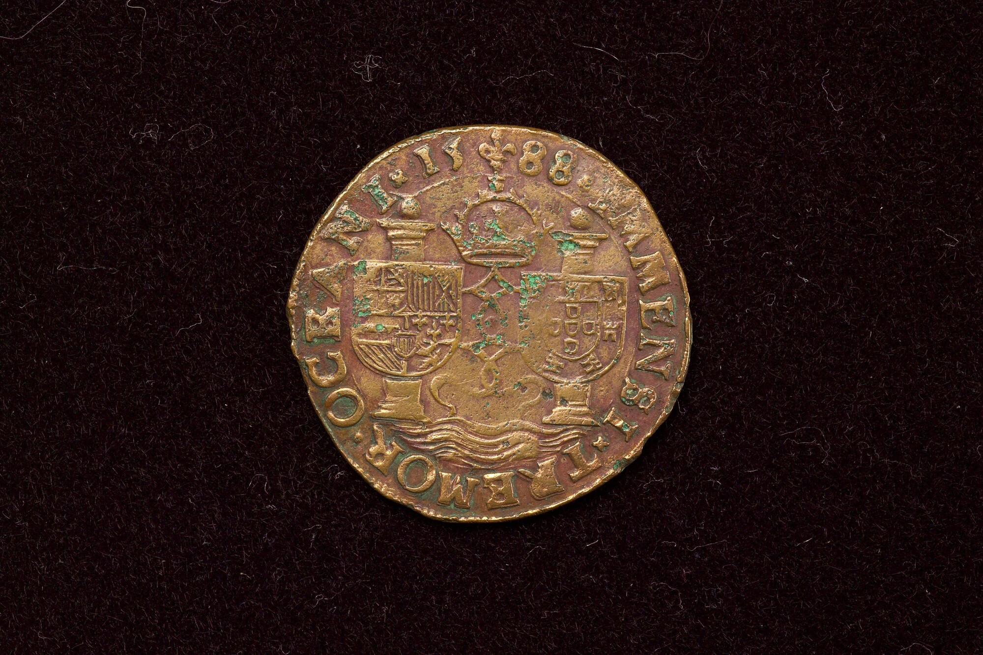 A.0023(026); Rekenpenning op de uitrusting van de Spaanse Armada, 1588; jeton