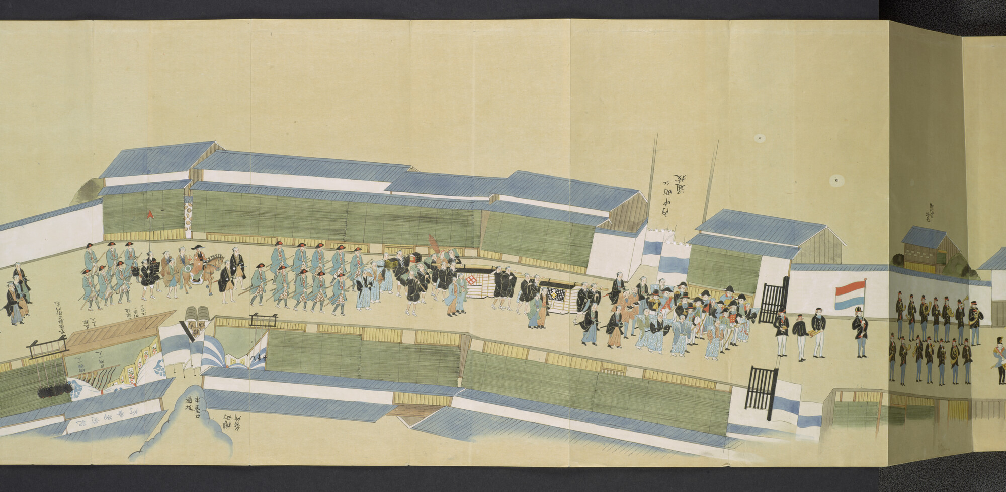 A.1871(1); Het overbrengen van de brief van Koning Willem II aan de Keizer van Japan in 1844; tekening