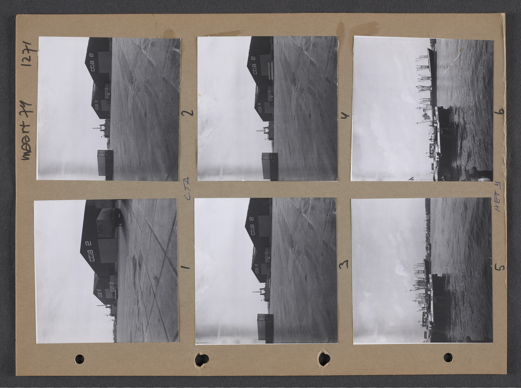 S.9102(32); Multomap met foto's door Ben Burgers, samengesteld door de Vereniging De Amsterdamsche Haven; foto