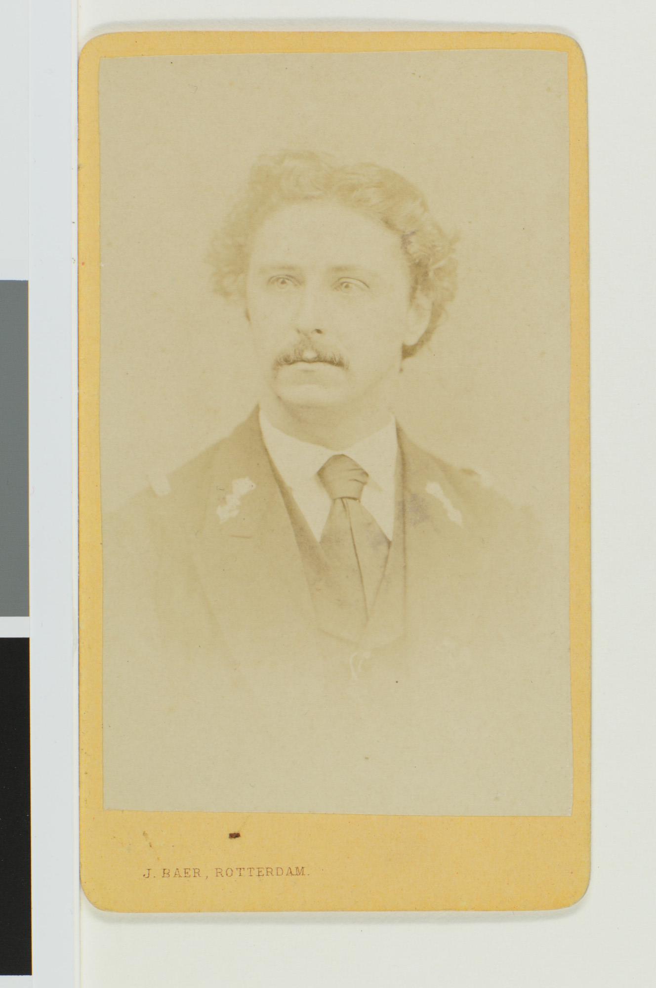 S.0653(16)04; Portretfoto van J.G. Bebelaar (1840-1903); foto