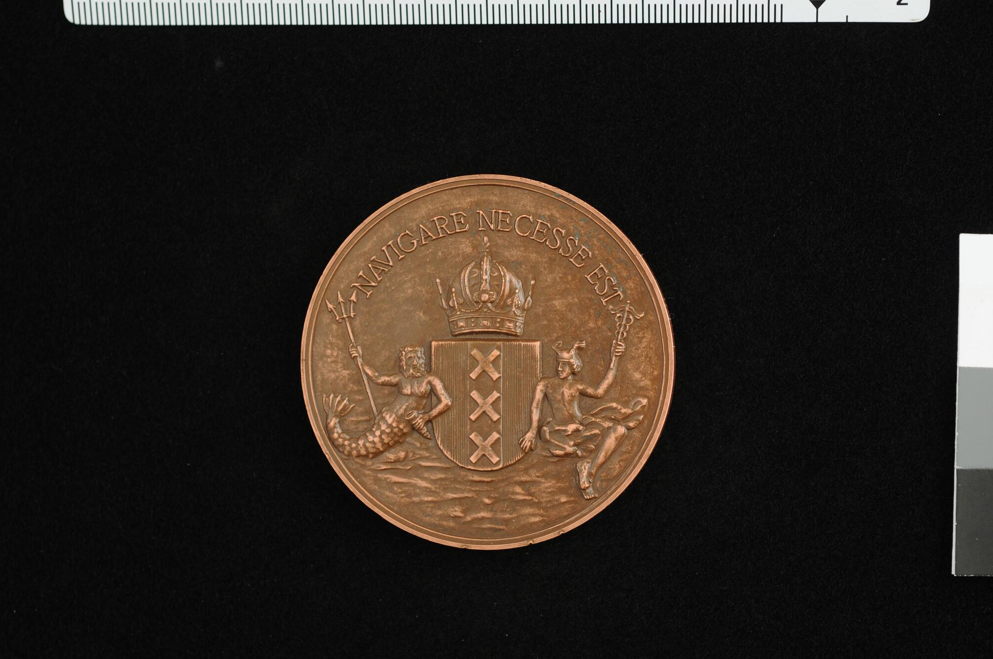 1999.3222; Penning op het 125-jarig bestaan van de KNSM, 1981; penning