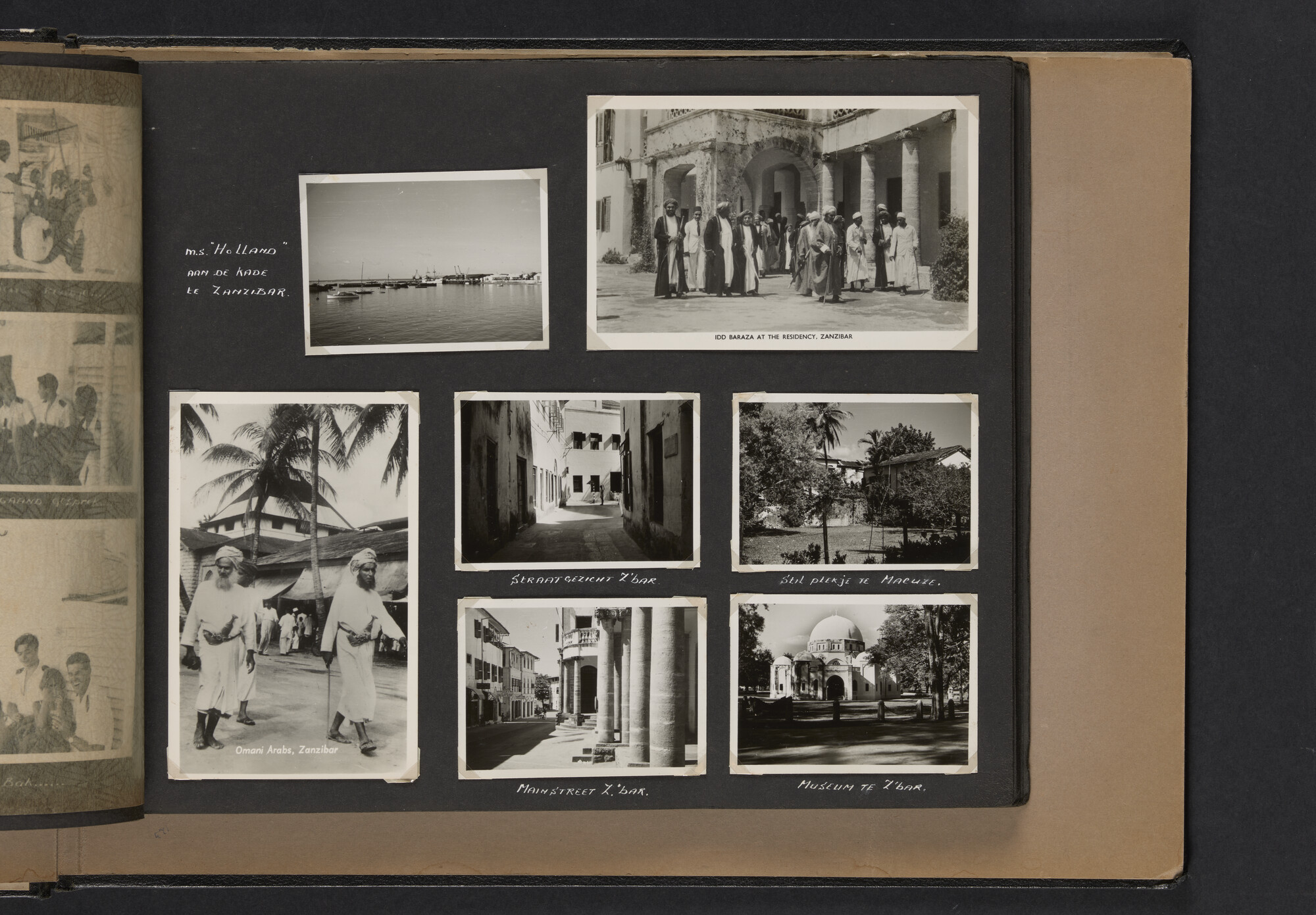 2021.0010; Fotoalbum van Joost Ossewaarde, radiotelegrafist, van reizen op diverse schepen van 1953 t/m 1958; fotoalbum