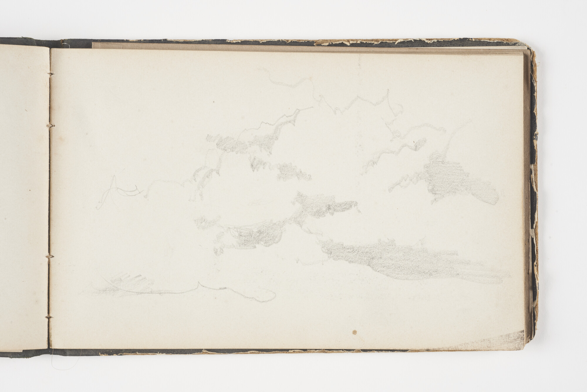 A.2019(02); Schetsboek met studies van binnenschepen en zeeschepen; schetsboek