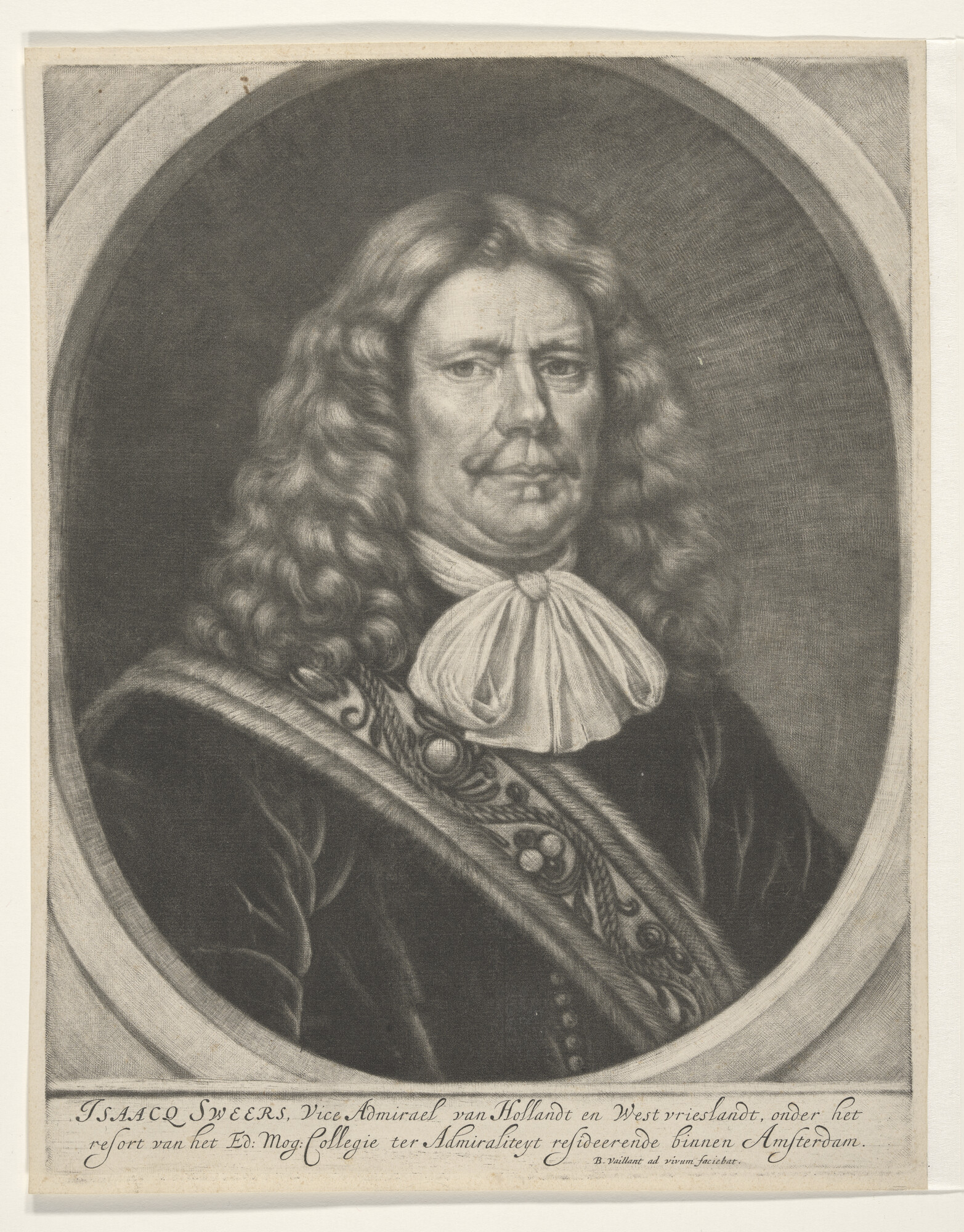 A.1222(03); Portret van Isaac Sweers; prent