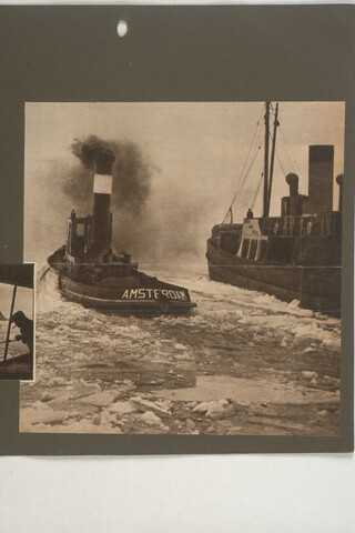 2001.1755; Omslag met vele foto's en knipsels van meest bergingsactiviteiten door Reederij v/h Gebroeders Goedkoop te Amsterdam in de periode 1929 / 1949; omslag