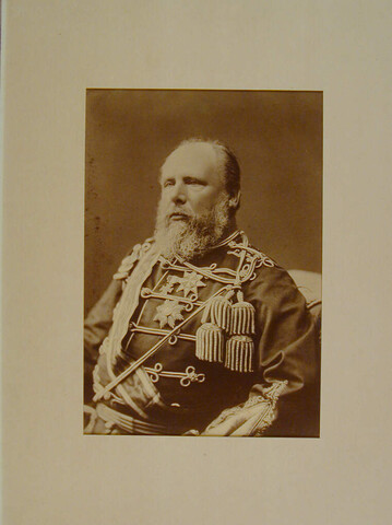 1995.1885; Statieportret van koning Willem III; foto