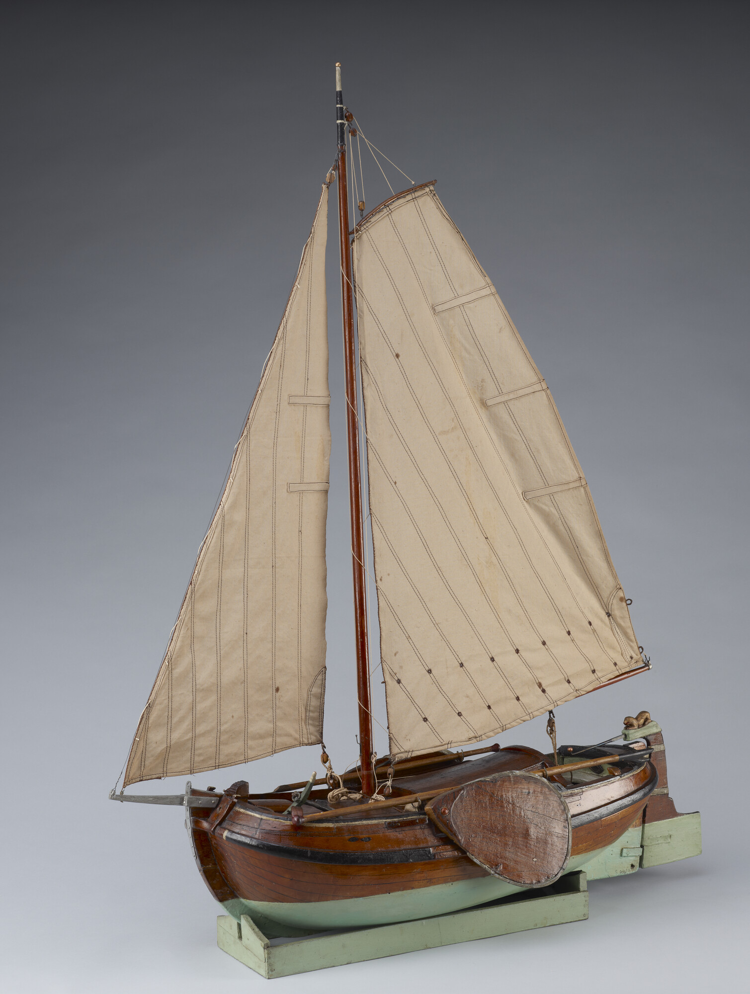 S.0906(01); Model van een Friese boeier; scheepsmodel