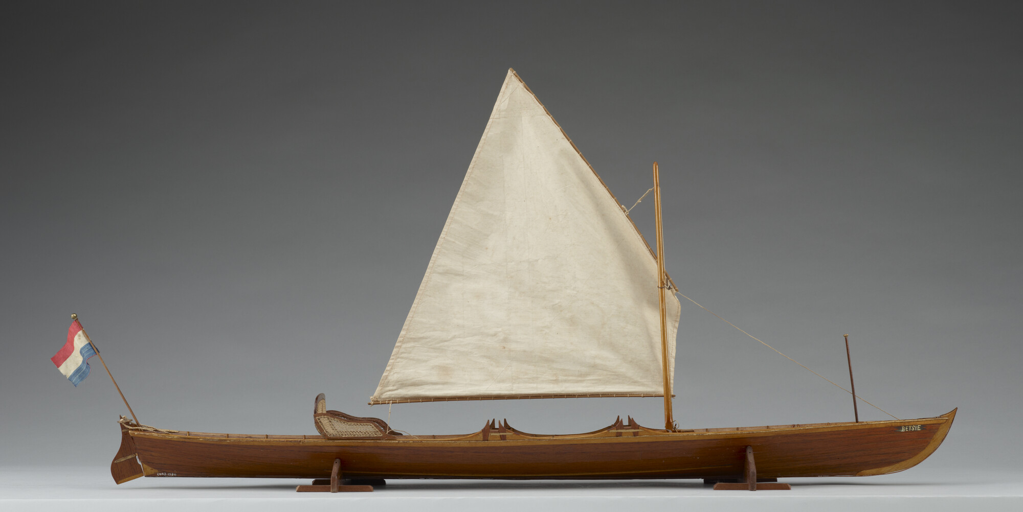 2003.1380; Model van de zeilwherry Betsie; scheepsmodel