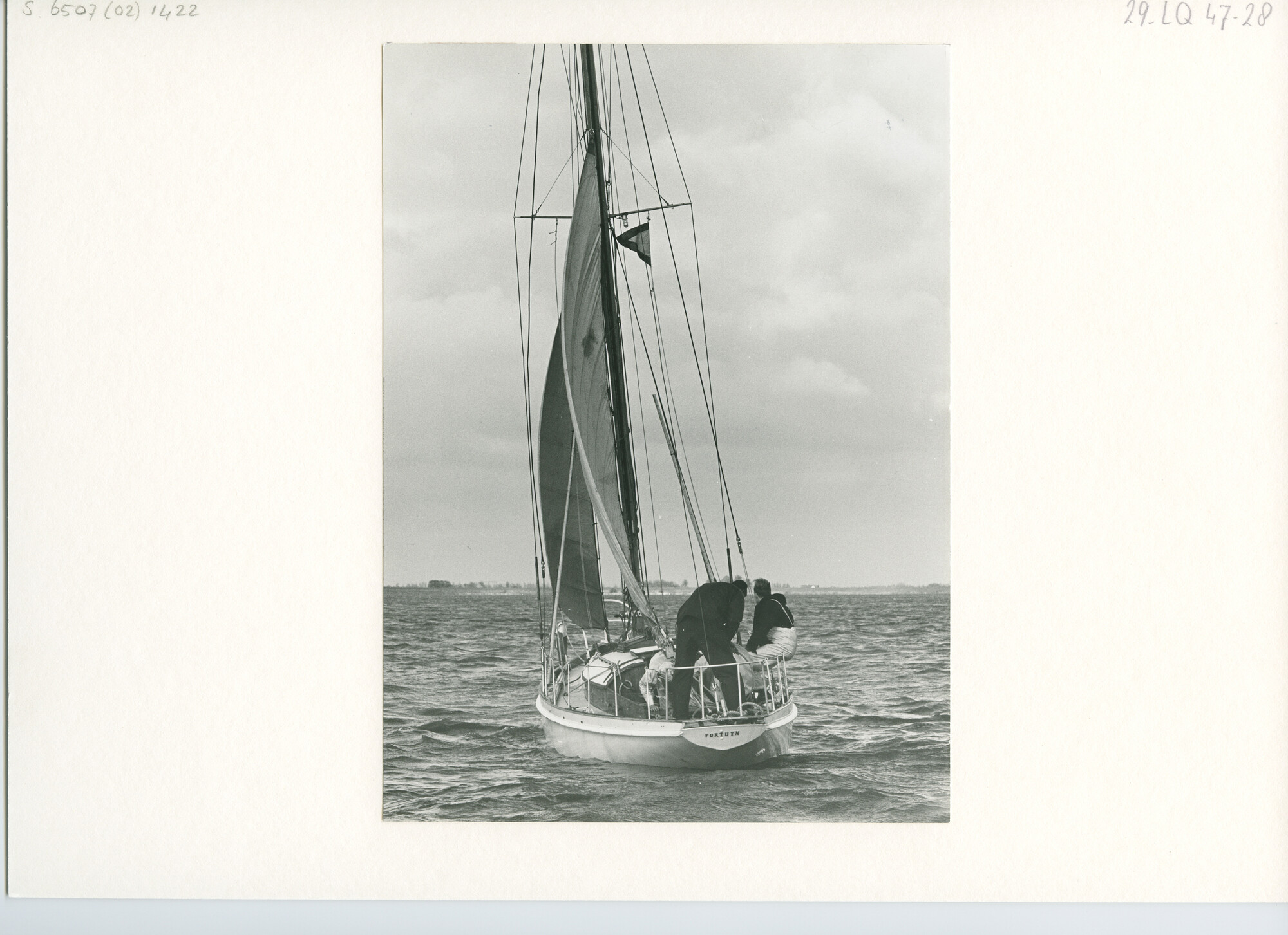 S.6507(02)1422.05; Zwart-wit foto van de 100-mijlrace 1963; foto