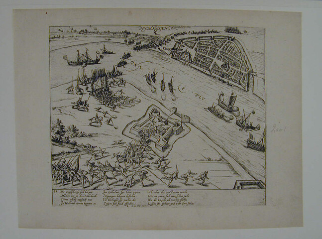 A.0145(027)263; Overwinning van Parma bij Nijmegen op de Engelsen, 15 november 1585; prent