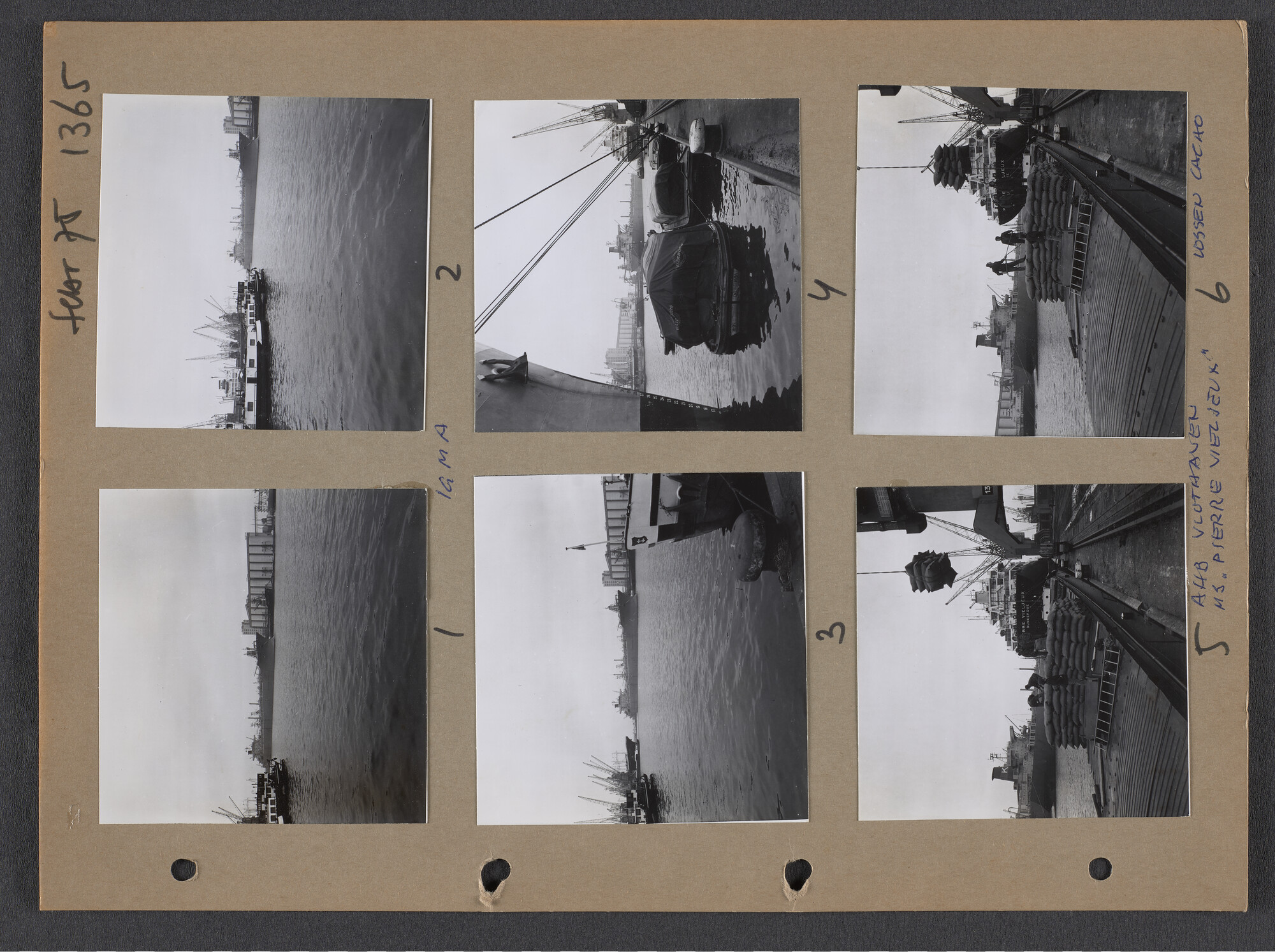 S.9102(35); Multomap met foto's door Ben Burgers, samengesteld door de Vereniging De Amsterdamsche Haven; foto