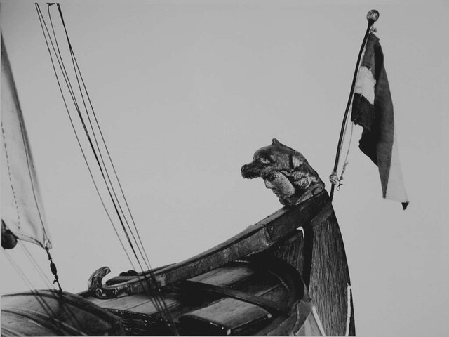 A.0149(0022); Model van het Zuid-Hollandse gaffelschip De Jonge Pieter; scheepsmodel