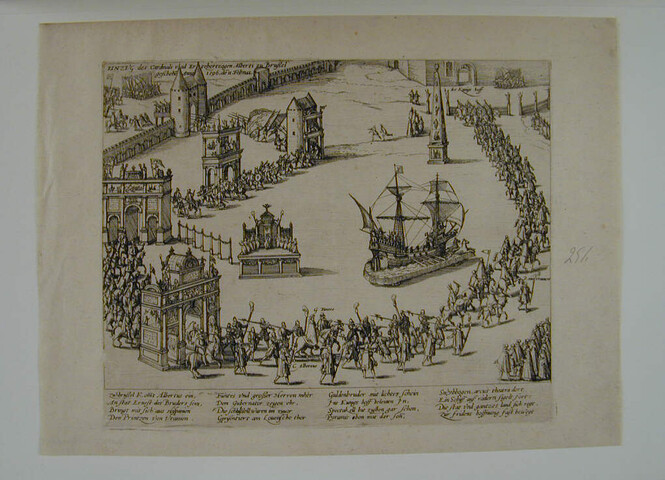 A.0145(027)319; Intocht der Aartshertogen in Brussel, 11 februari 1596; prent