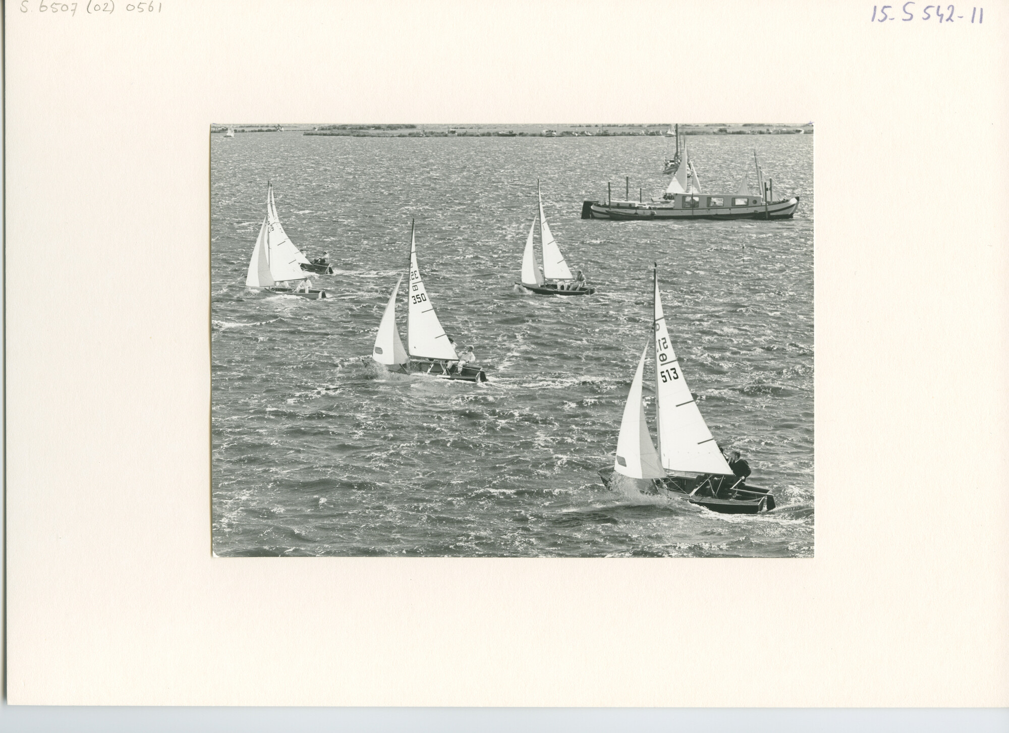 S.6507(02)0561.04; Zwart-wit foto van de Kaagweek 1965; foto