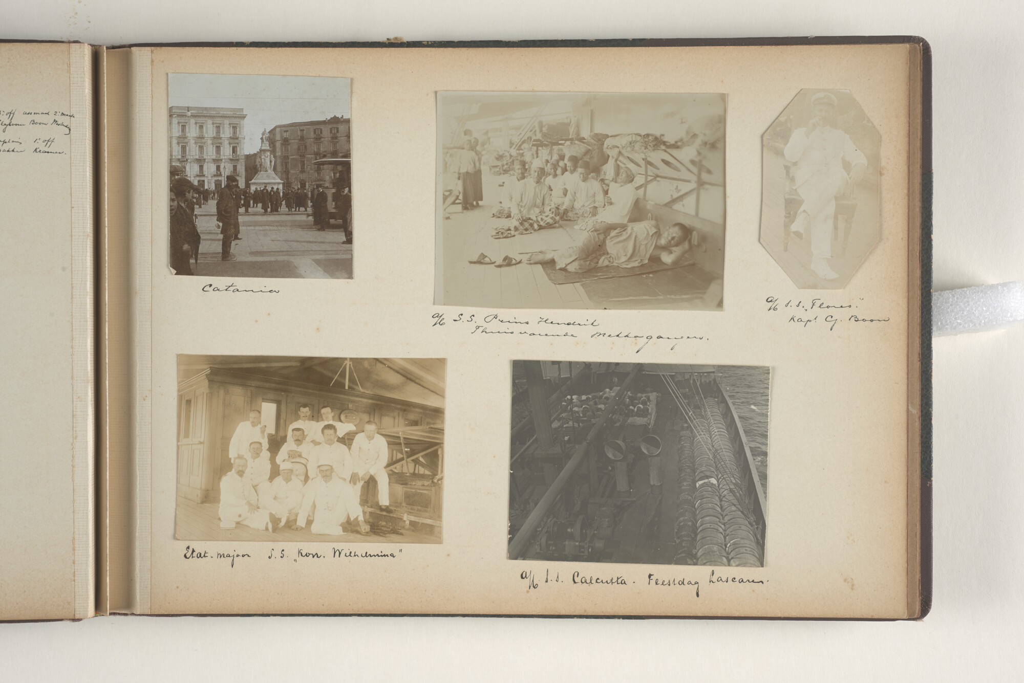2014.0694; Fotoalbum van C.H.J. van Benthem Jutting met foto's van zijn reizen naar de Oost; fotoalbum