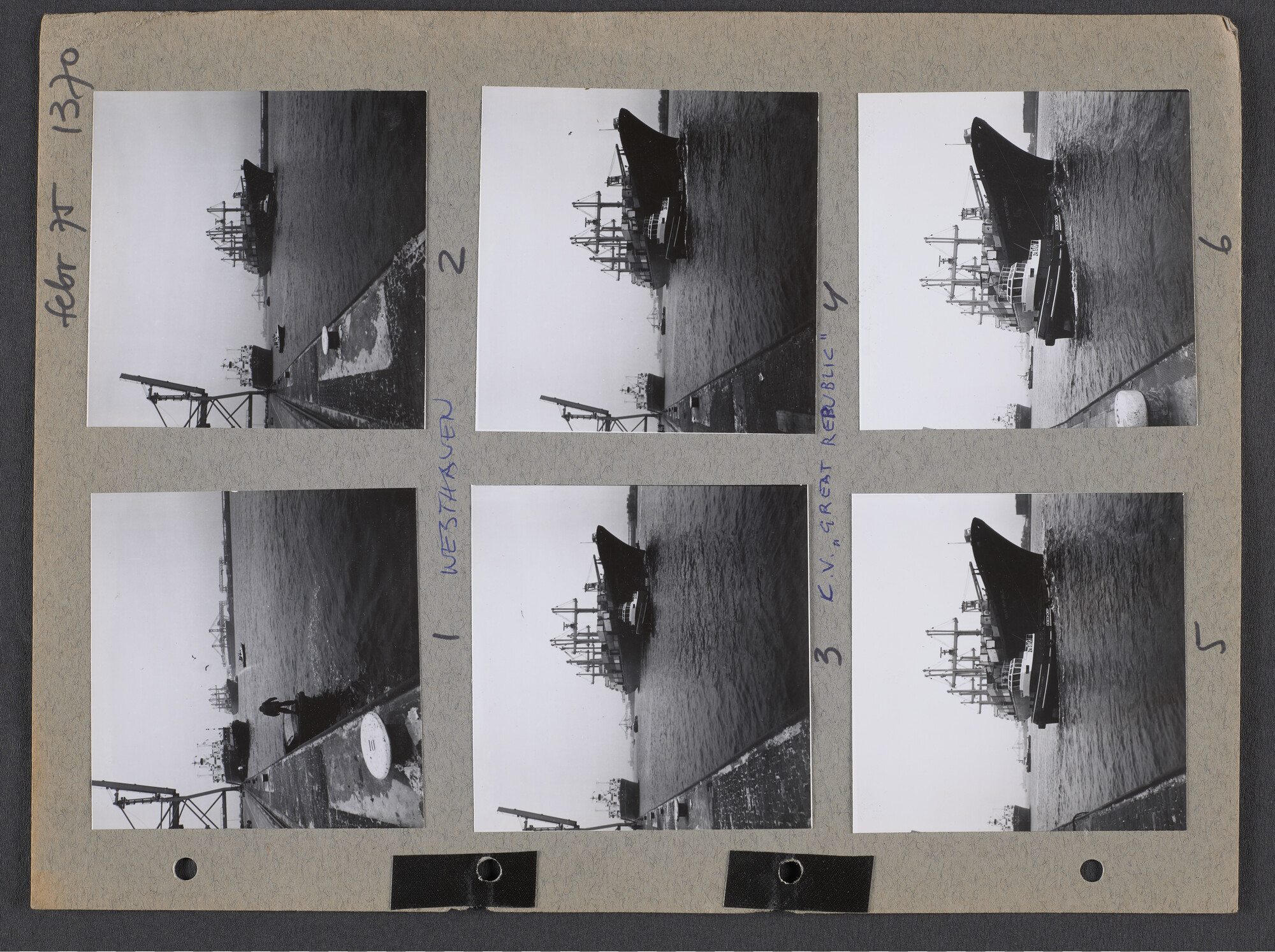 S.9102(35); Multomap met foto's door Ben Burgers, samengesteld door de Vereniging De Amsterdamsche Haven; foto