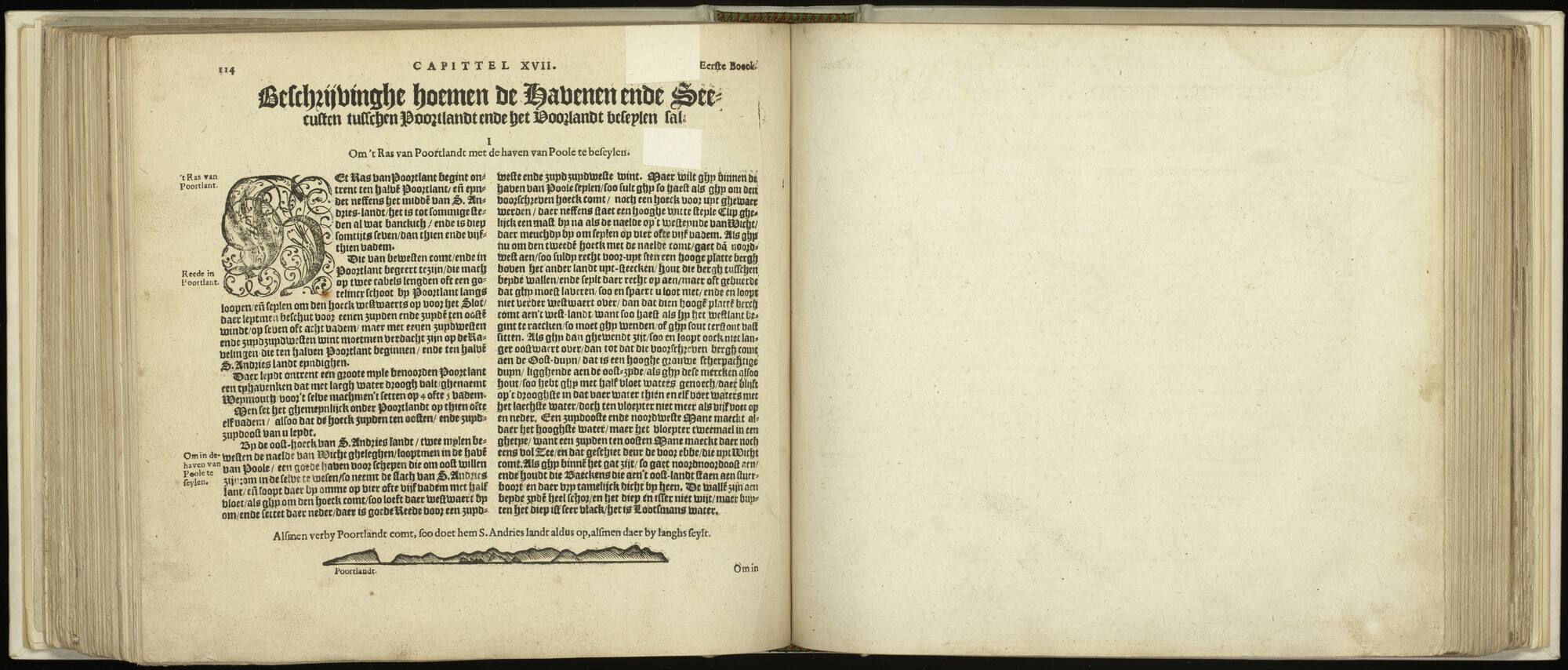 S.1496 [kaart 066]; Beschrijving en kustaanzicht van Zuid-Engeland; kaart
