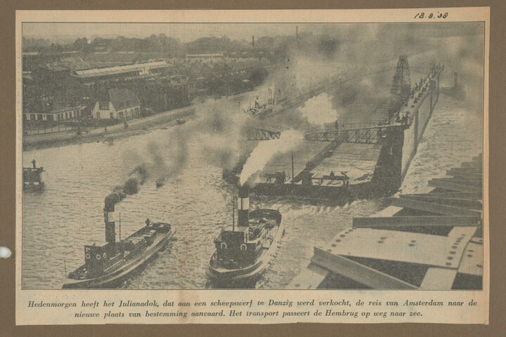 2001.1755; Omslag met vele foto's en knipsels van meest bergingsactiviteiten door Reederij v/h Gebroeders Goedkoop te Amsterdam in de periode 1929 / 1949; omslag