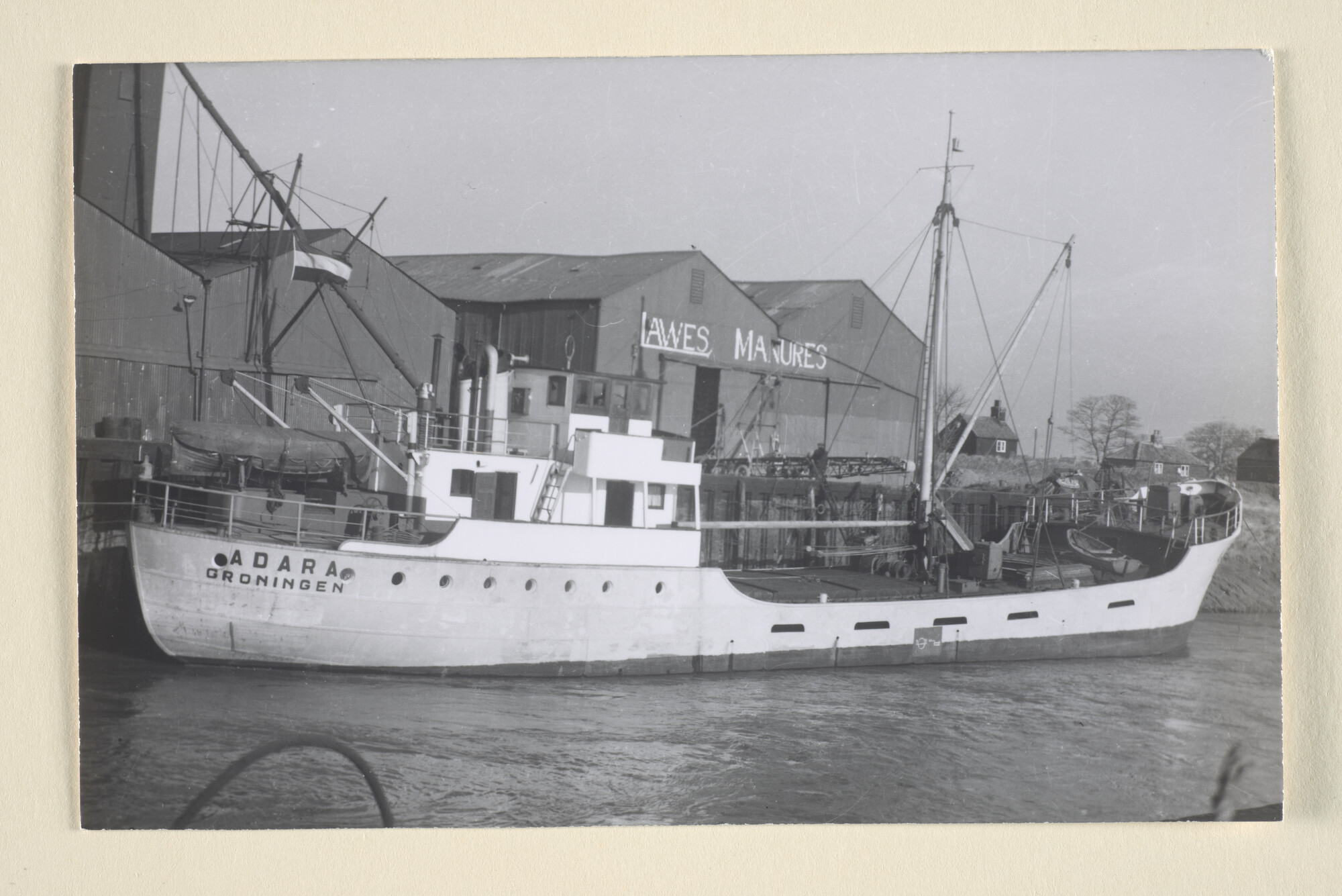 1996.1407; De coaster ms. Adara (ex- Arent M) van A. van der Veen te Groningen [in [...]; foto