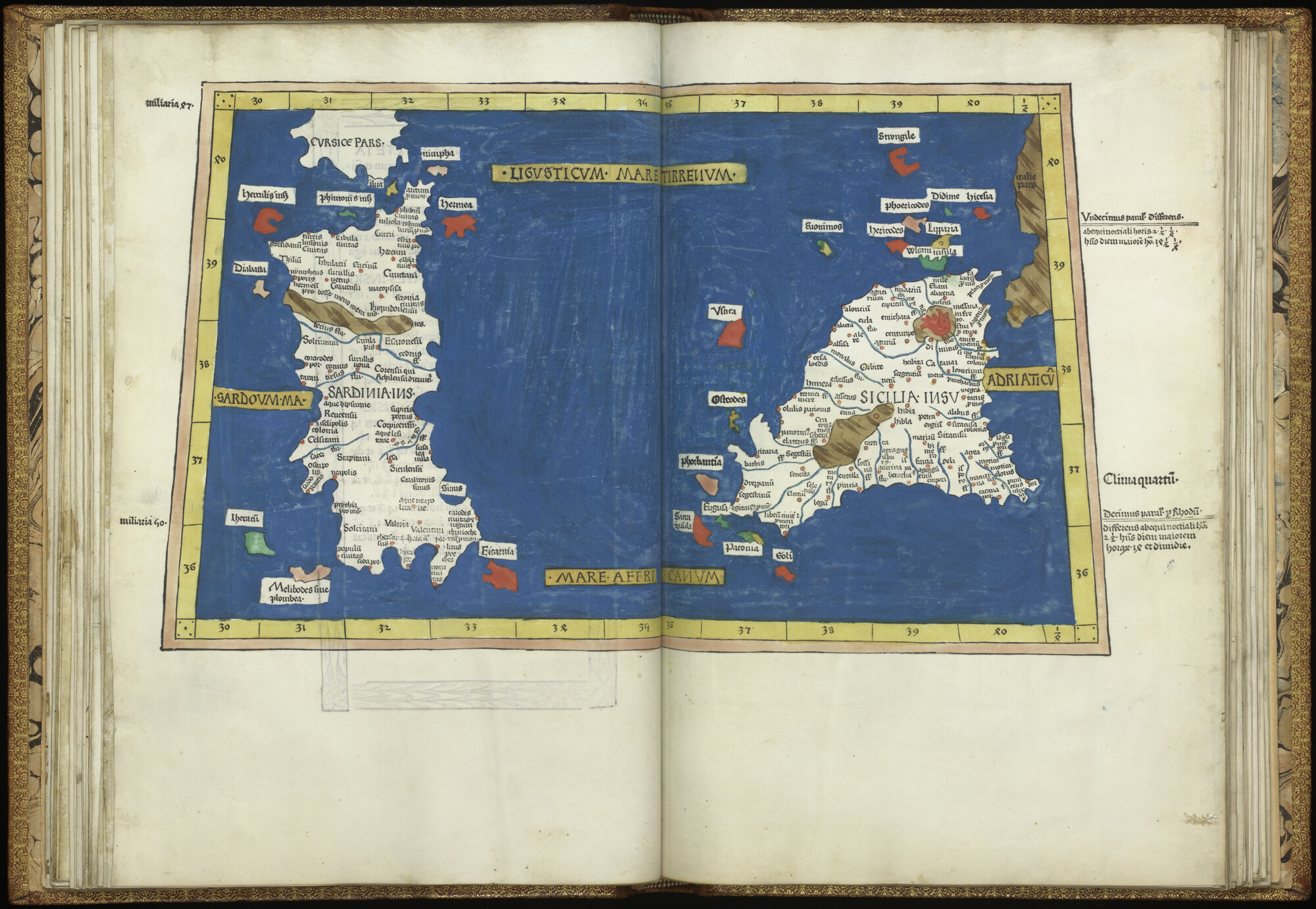 A.0145(031) [kaart 013]; Kaart van Sicilië en Sardinië; kaart