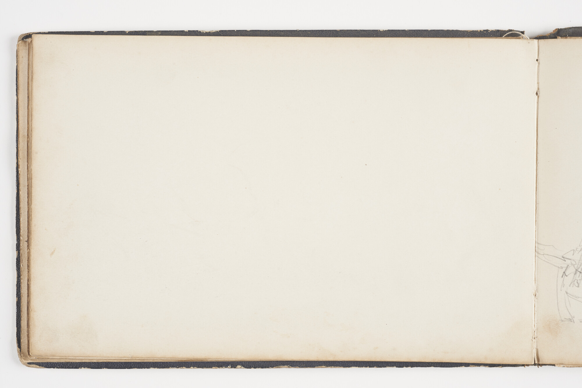 A.2019(01); Schetsboek met studies van binnenvaartschepen en zeeschepen; schetsboek