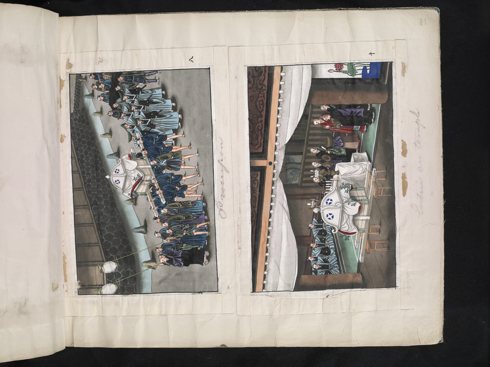 S.3628(02); Album nr. 1 uit een serie van drie van de Nederlandse consul in Japan Dirk de Graeff van Polsbroek; fotoalbum