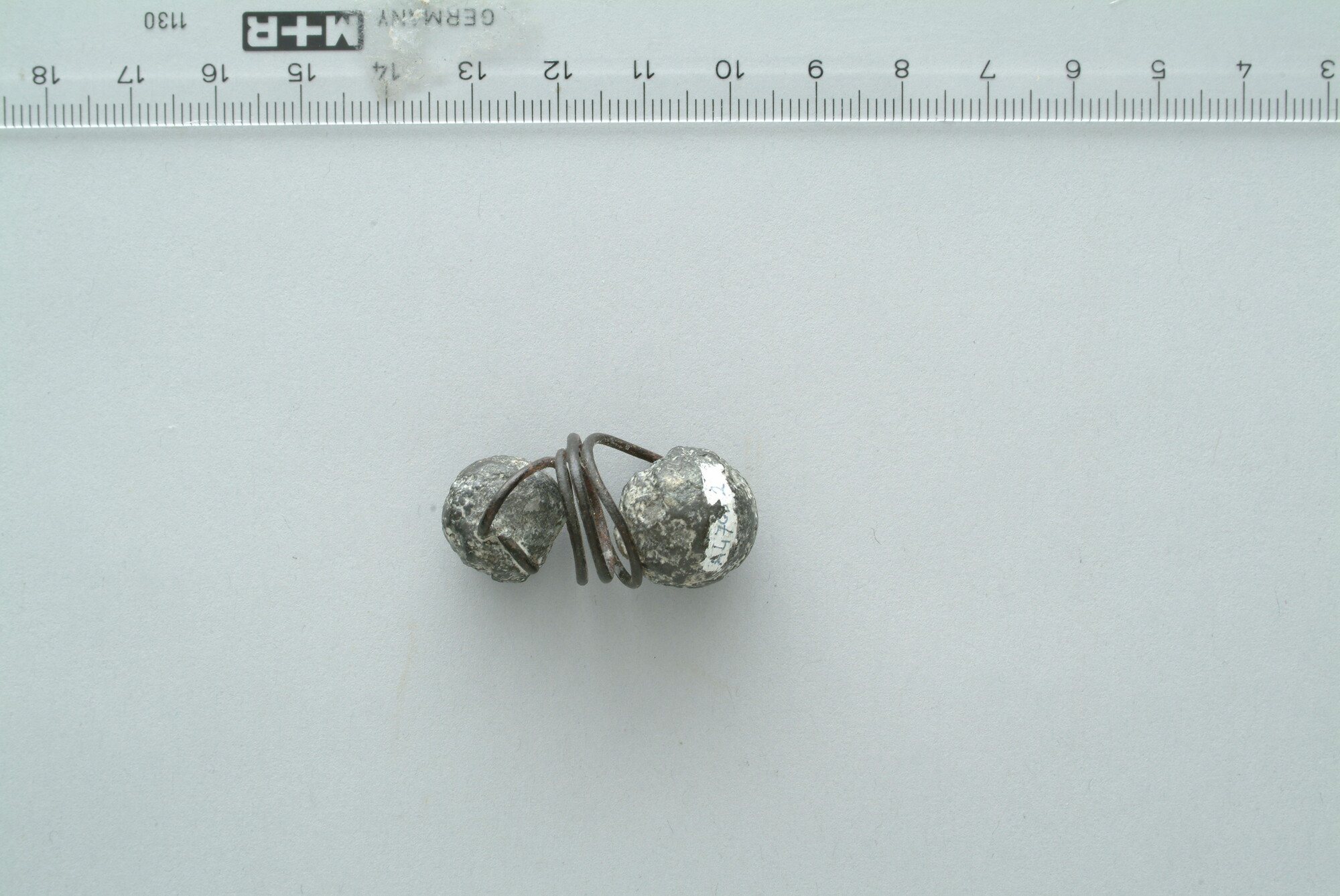 A.4703(02); Springkogel of draadkogel voor musket; kogel