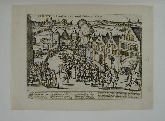 A.0145(027)206; Hattem, voor de Staten tegen de Malcontenten behouden, 18 december 1580; prent