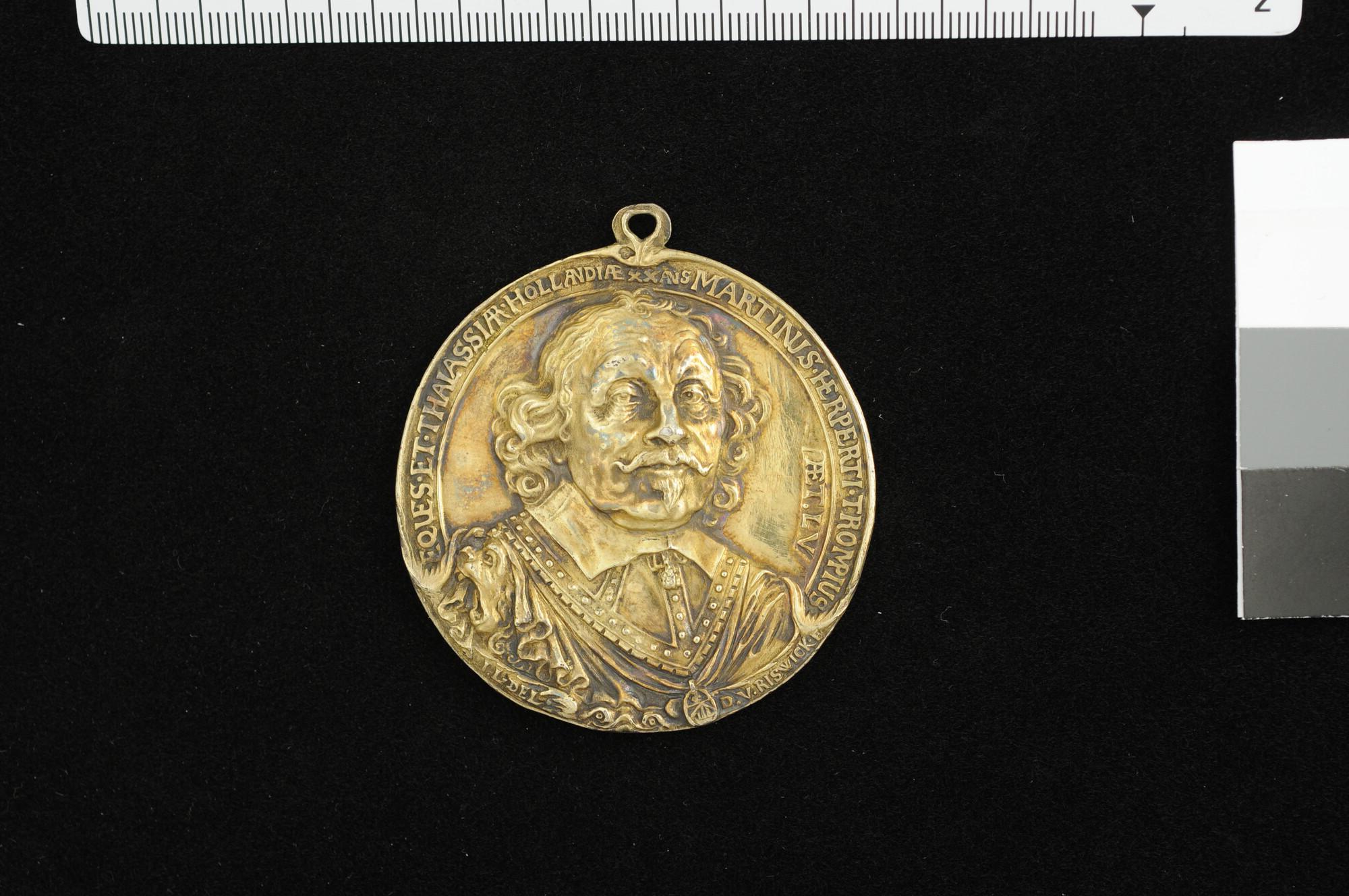 S.1956(03); Penning op de dood van Maarten Harpertsz. Tromp, 1653; penning
