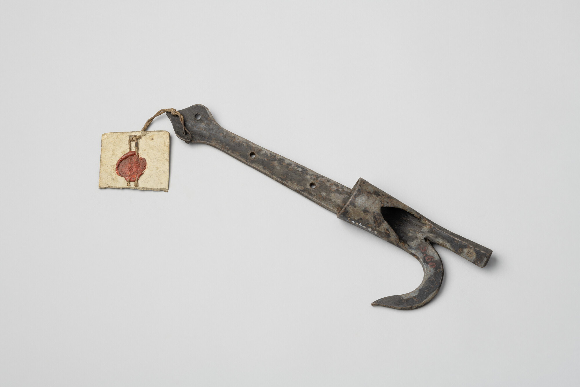 S.0060(09)3; Sloephaak zonder steel; haak (bevestigingsmiddel)