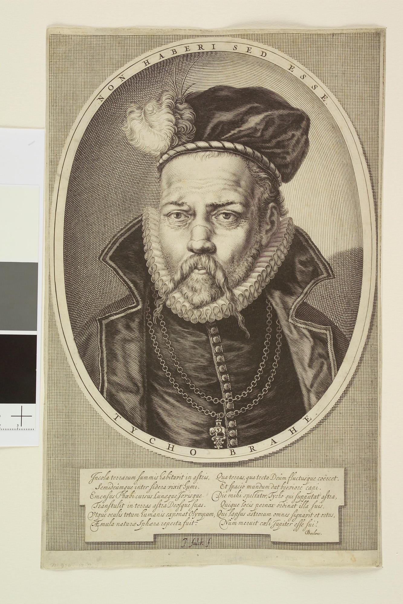 A.0145(189); Portret van de astronoom Tycho Brahe [1546 - 1601]; prent