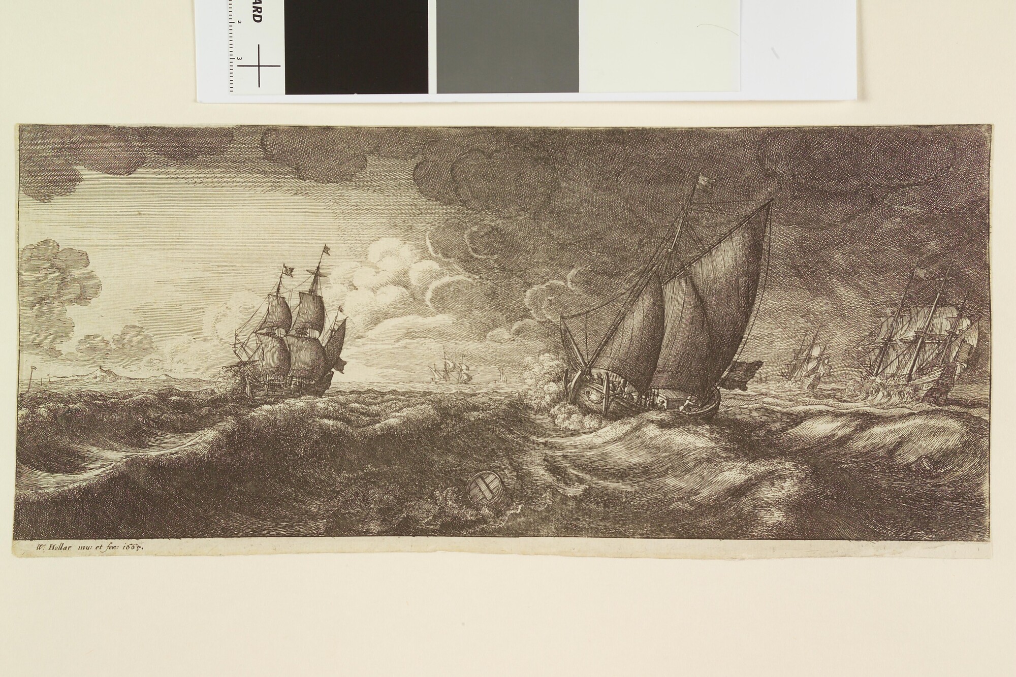 A.0149(0185); Scheepvaart voor de kust; prent