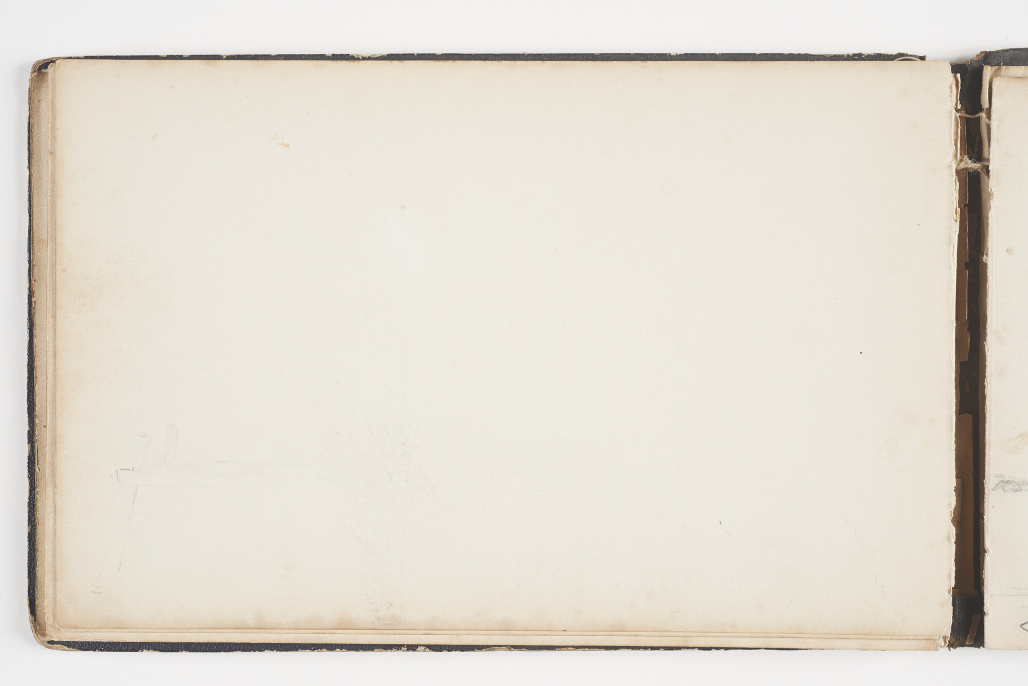 A.2019(01); Schetsboek met studies van binnenvaartschepen en zeeschepen; schetsboek