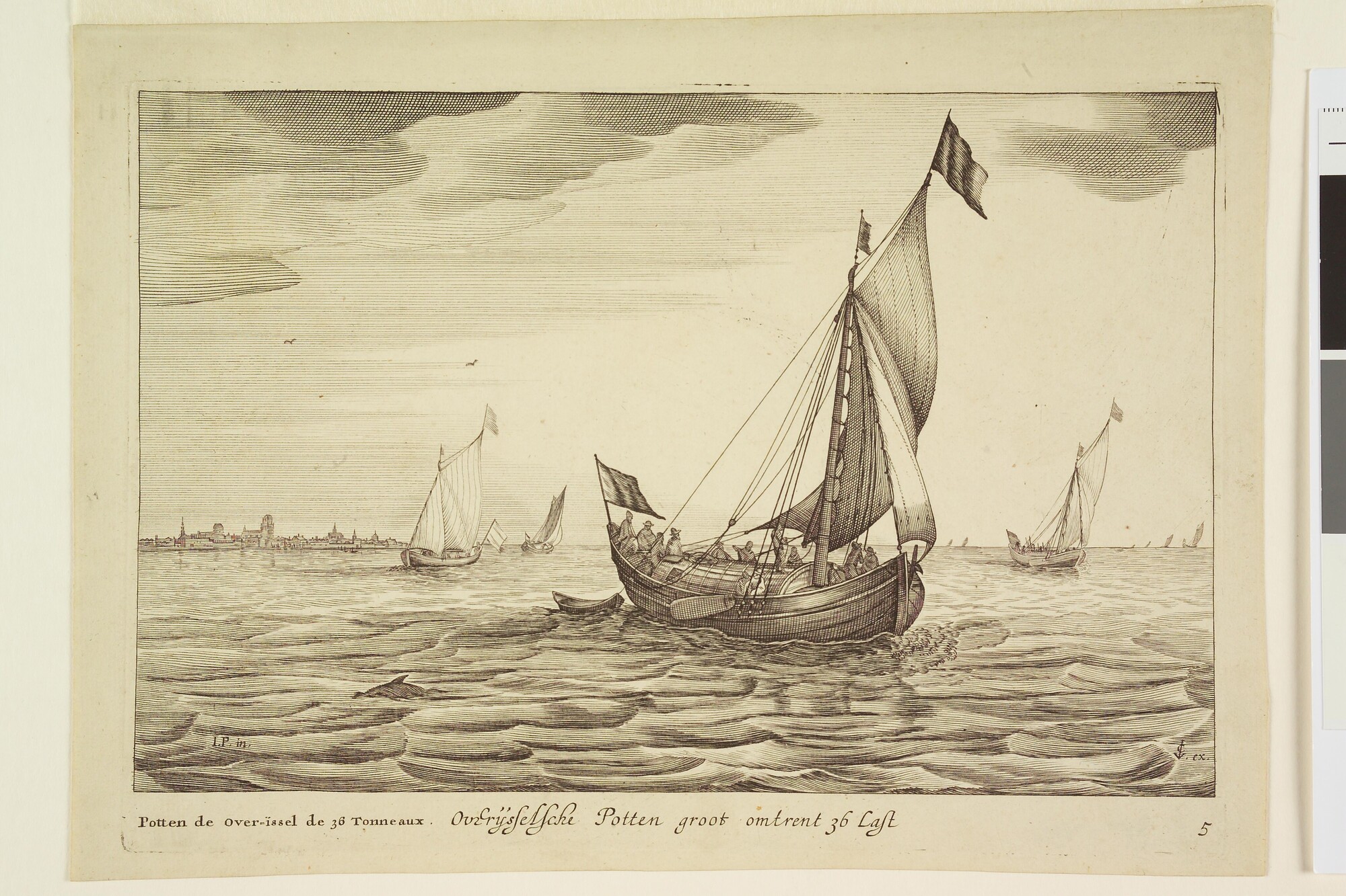 A.0149(0473); Een Overijsselse pot uit 'Icones Variarum Navium Hollandicarum'; prent