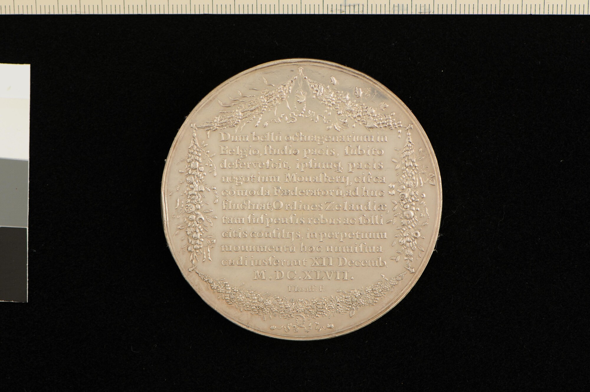 A.0023(109); Penning van de Staten van Zeeland op de vredesonderhandelingen te Münster, 1647; penning