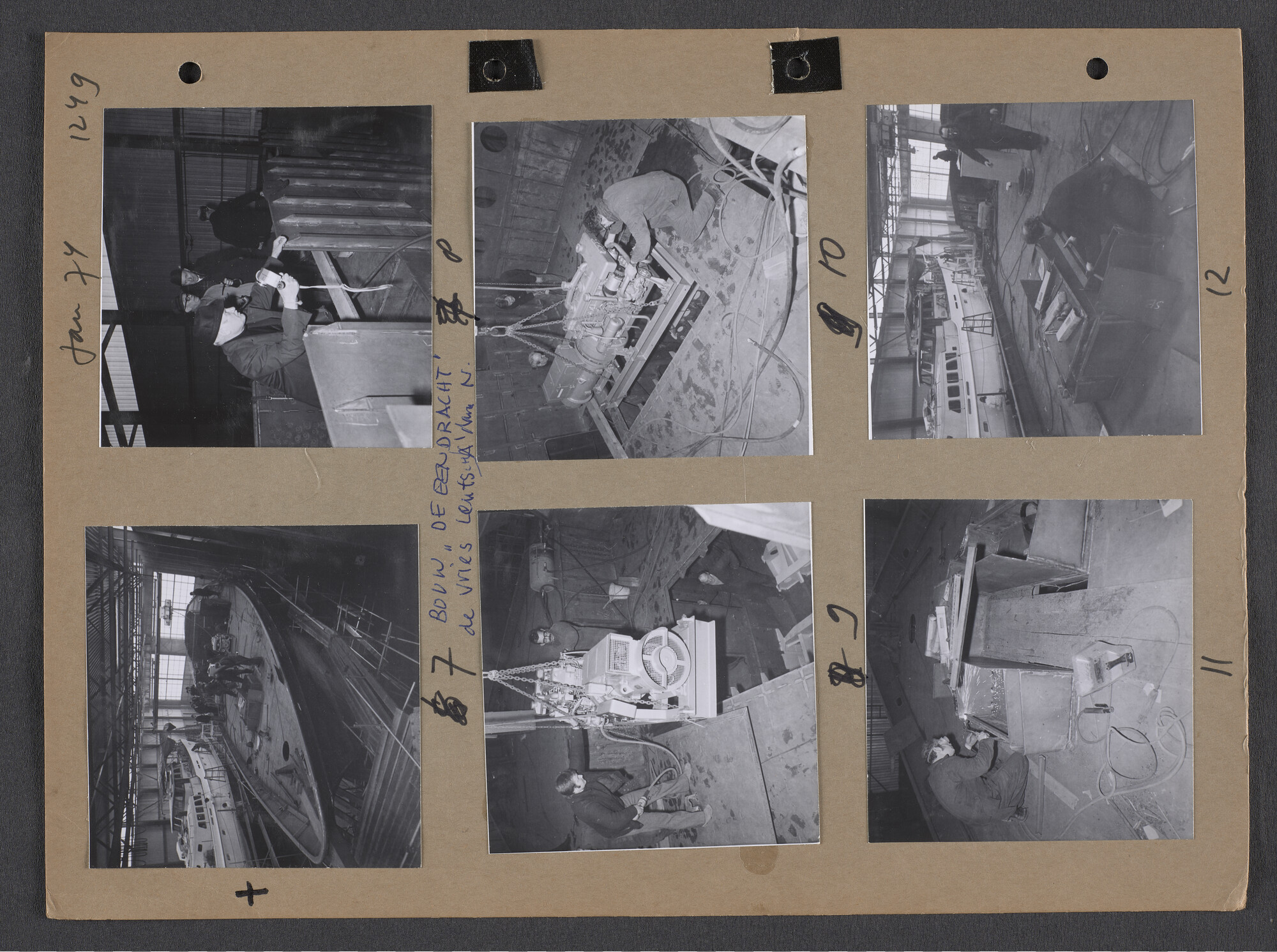 S.9102(32); Multomap met foto's door Ben Burgers, samengesteld door de Vereniging De Amsterdamsche Haven; foto
