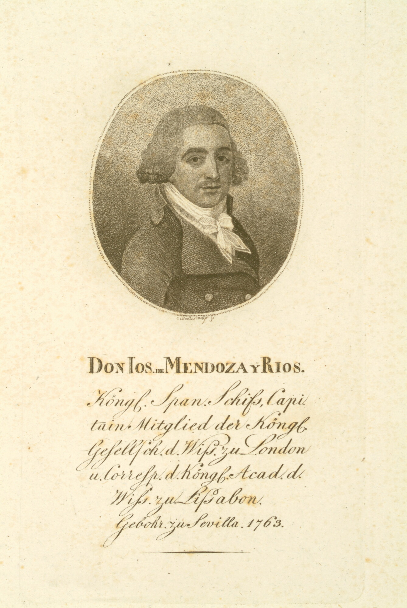 A.0075(172); Portret van Don Ios de Mendoza y Rios; prent