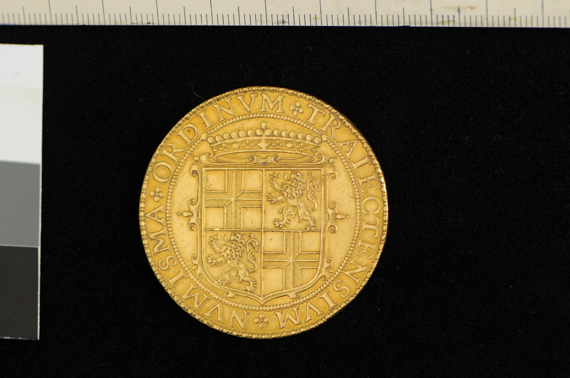 A.0023(052); Gouden afslag van de zilveren penning geslagen op de Slag bij Nieuwpoort, 1600; penning