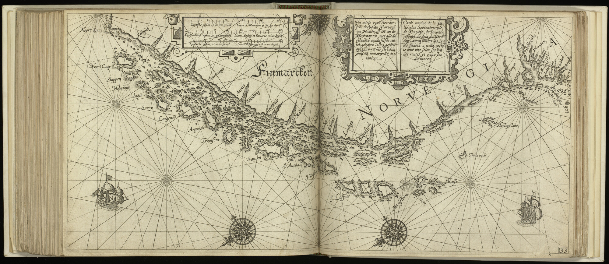 S.1496 [kaart 120]; Kaart van de kust van Noordwest-Noorwegen; kaart