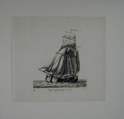 A.0149(0127); Prent uit de suite 'Verscheide soorten van Hollandse schepen'; prent