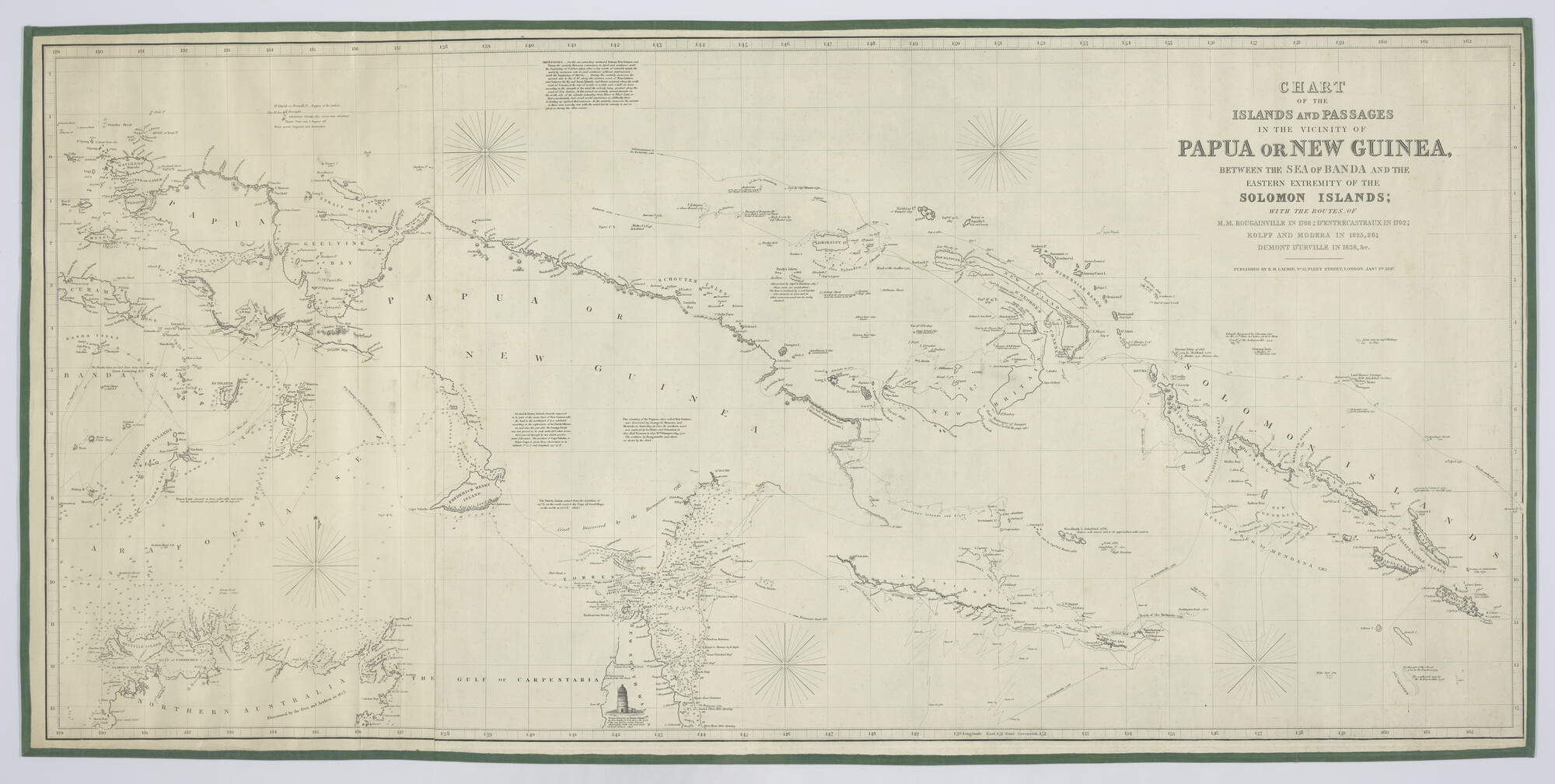 S.3092(01)57; Kaart van de kusten van Nieuw Guinea; zeekaart