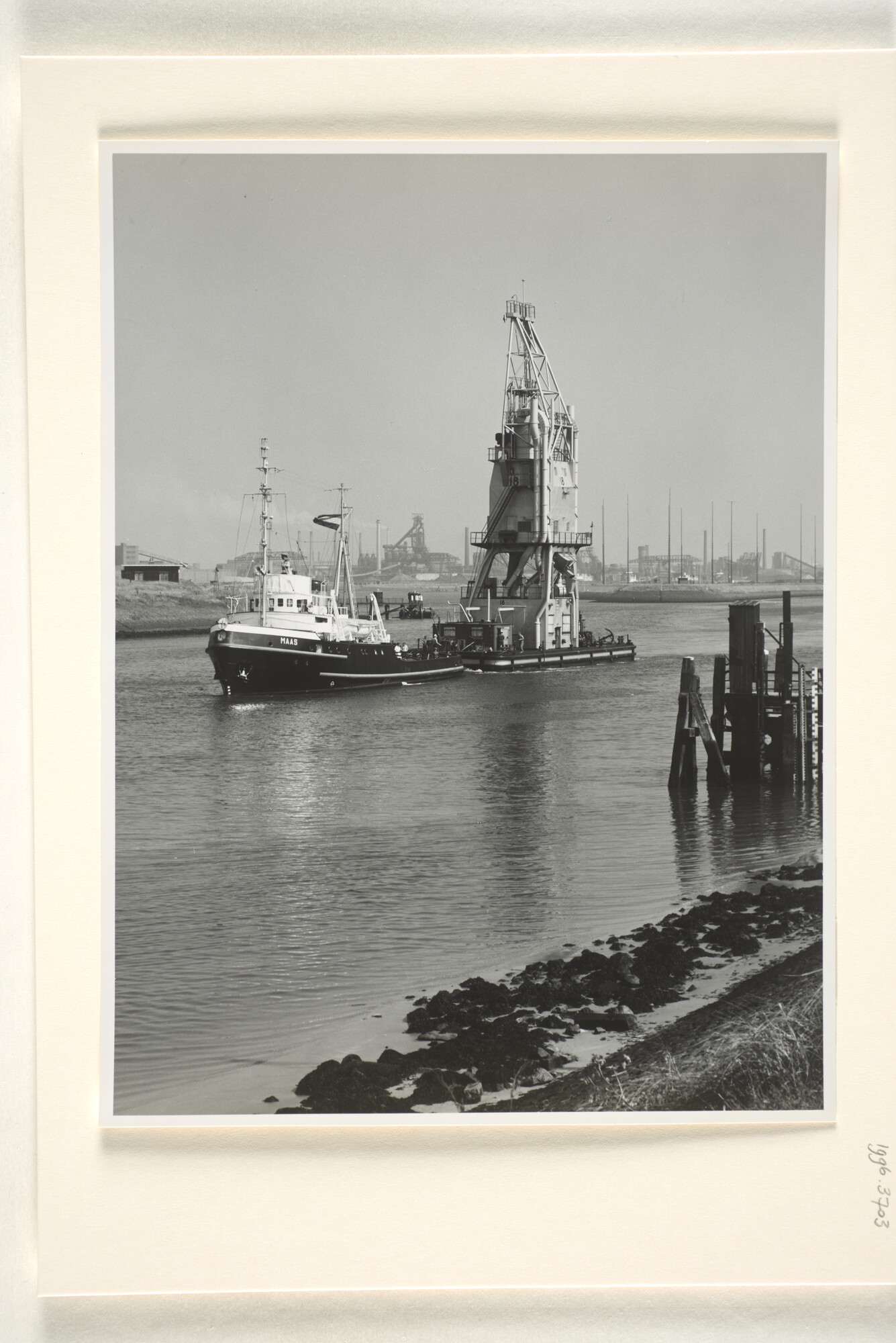 1996.3703; Fotos van zeesleepboot Maas van L. Smit & Cos Internationale Sleepdienst [...]; fotoreportage