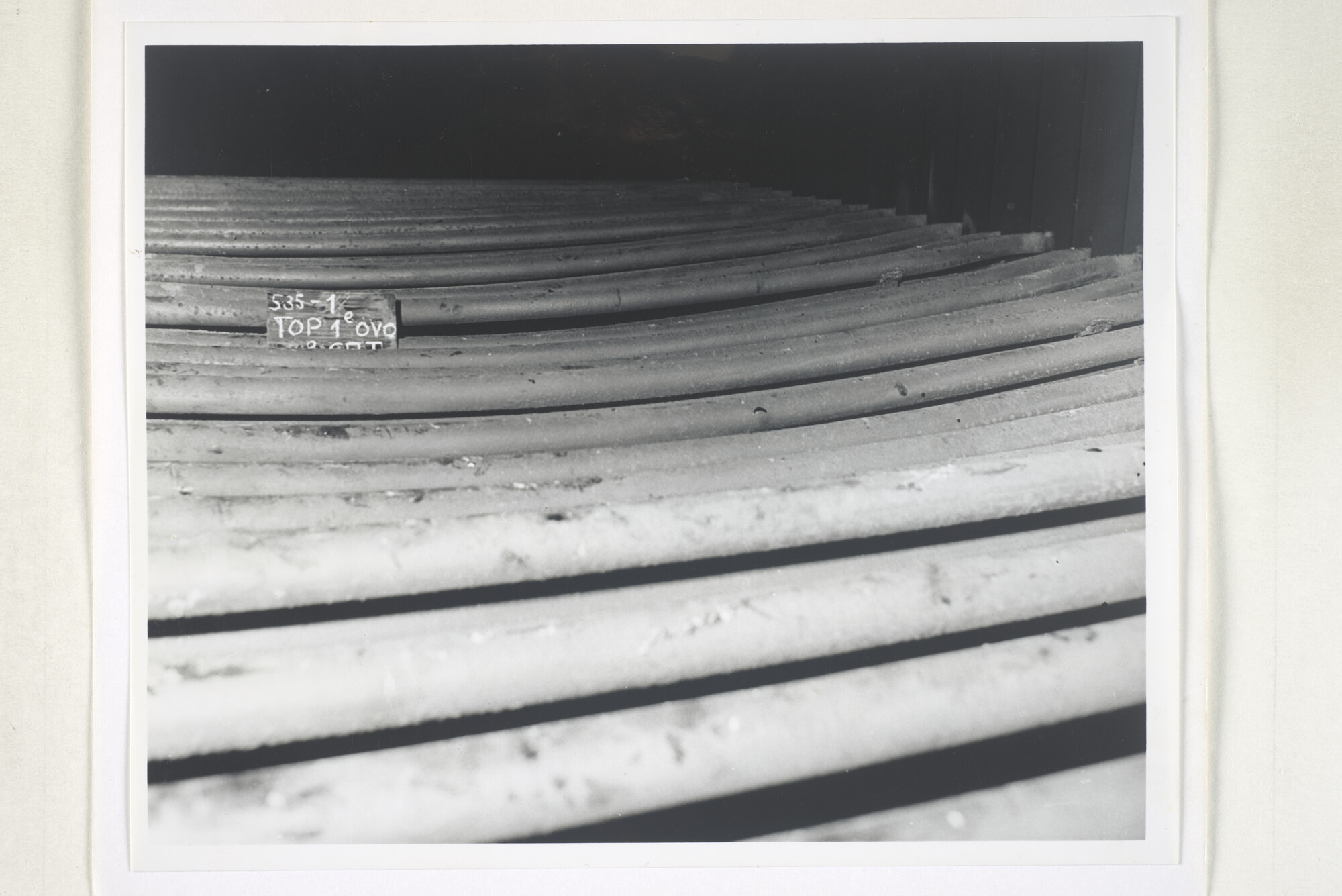 2000.3206; Detailfoto's ketelruim van de mammoettanker 'Melania'; fotoreportage