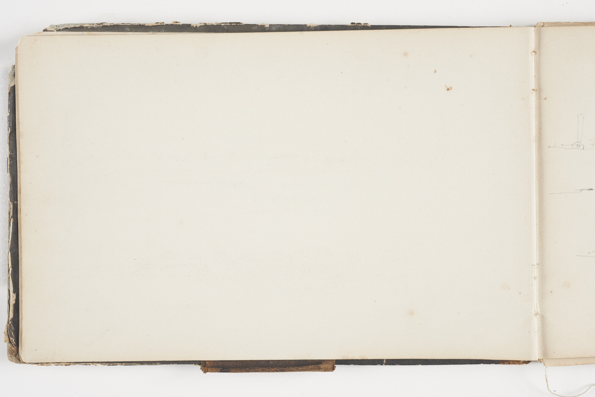 A.2019(03); Schetsboek met studies van binnenschepen en zeeschepen; schetsboek